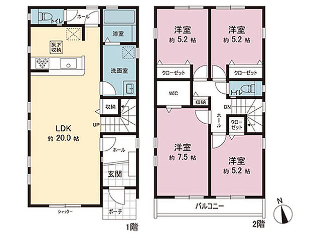 間取図です。図面と異なる場合は現況を優先させていただきます。