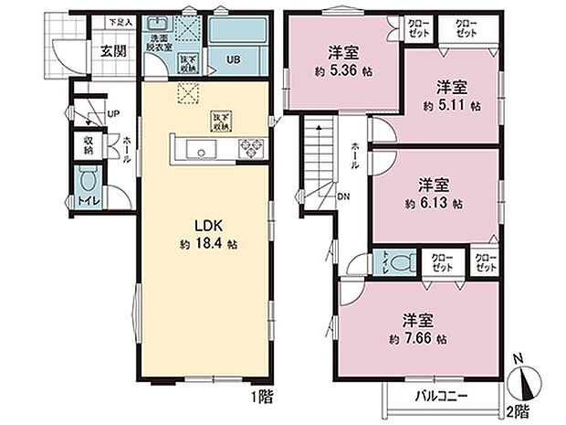 間取図です。図面と異なる場合は現況を優先させていただきます。