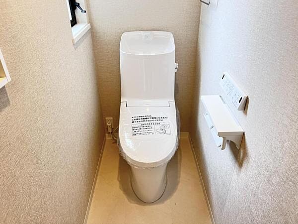 ほっと安らげるトイレ空間です。