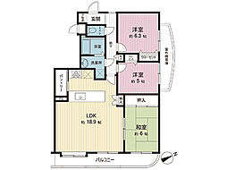 間取図画像 3LDK