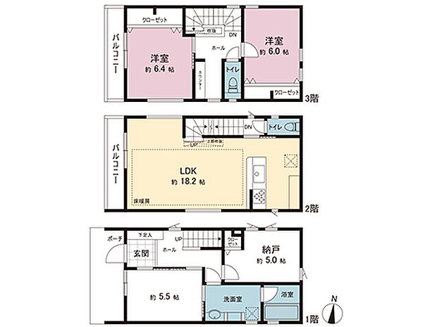 間取図です。図面と異なる場合は現況を優先させていただきます。