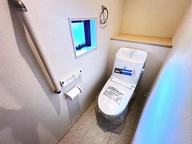 ほっと安らげるトイレ空間です。