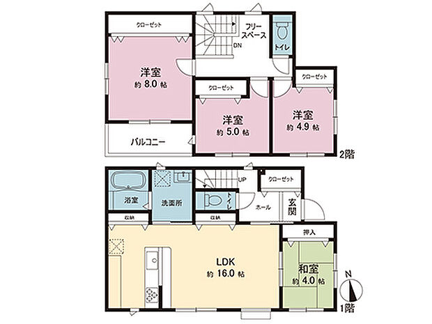 間取図です。図面と異なる場合は現況を優先させていただきます。