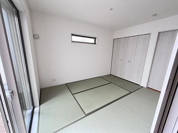 和室スペースです。畳のお部屋は寛げる空間ですね。