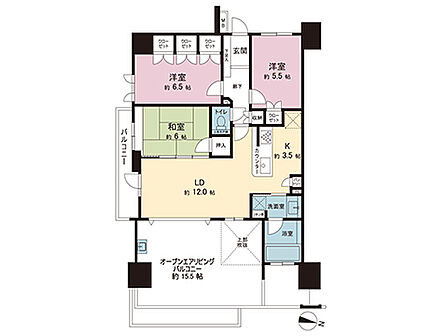 間取図です。図面と異なる場合は現況を優先させていただきます。