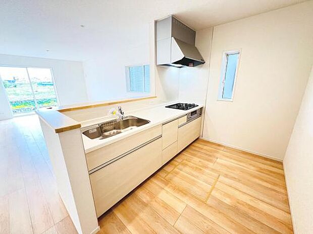 料理の時間が楽しくなるキッチンスペースです。