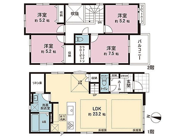 間取図です。図面と異なる場合は現況を優先させていただきます。