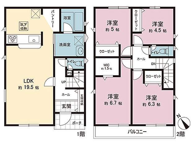 間取図です。図面と異なる場合は現況を優先させていただきます。