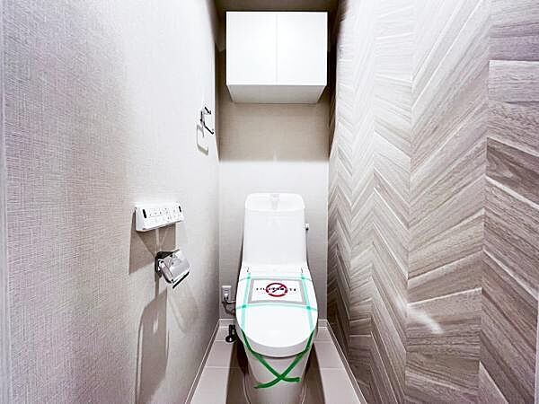 ほっと安らげるトイレ空間です。