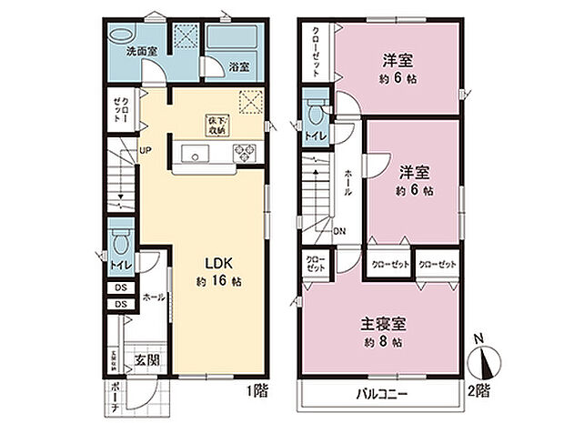 間取図です。図面と異なる場合は現況を優先させていただきます。