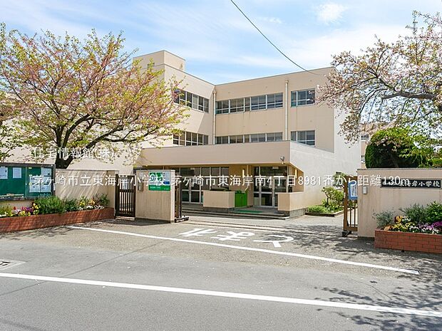 茅ヶ崎市立東海岸小学校まで約130m(徒歩2分)