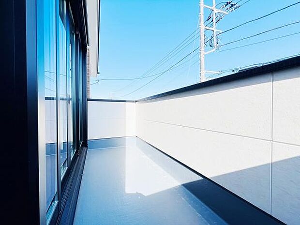 お洗濯ものを気持ち良く太陽の光で干せるのが嬉しいですね。