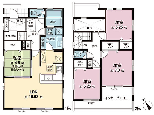 間取図です。図面と異なる場合は現況を優先させていただきます。