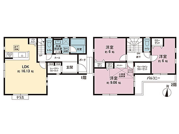 間取図です。図面と異なる場合は現況を優先させていただきます。