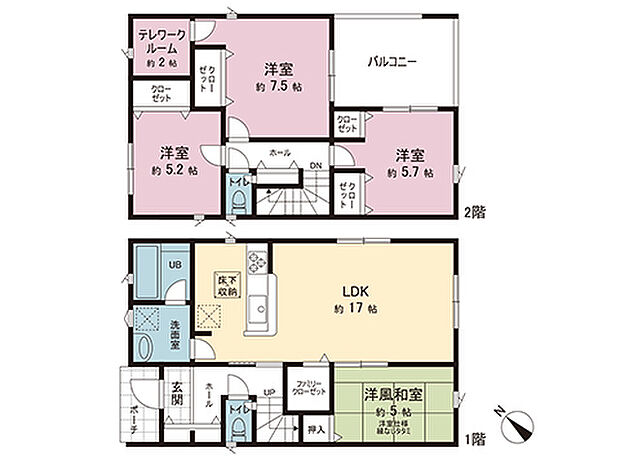 間取図です。図面と異なる場合は現況を優先させていただきます。