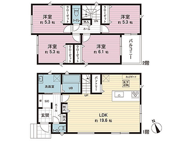 間取図です。図面と異なる場合は現況を優先させていただきます。