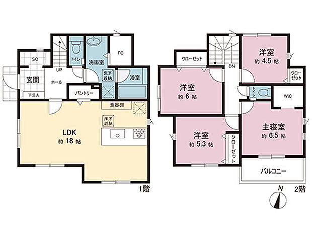 間取図です。図面と異なる場合は現況を優先させていただきます。