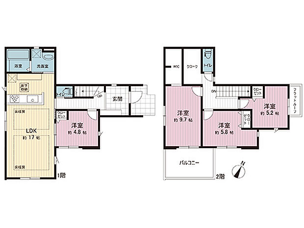 間取図です。図面と異なる場合は現況を優先させていただきます。