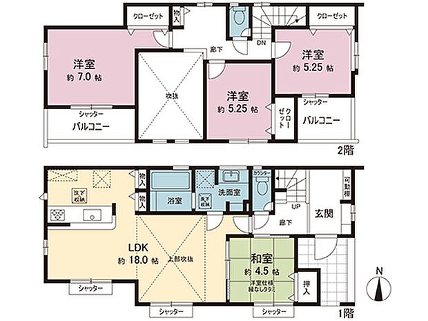 間取図です。図面と異なる場合は現況を優先させていただきます。