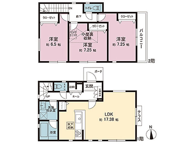 間取図です。図面と異なる場合は現況を優先させていただきます。
