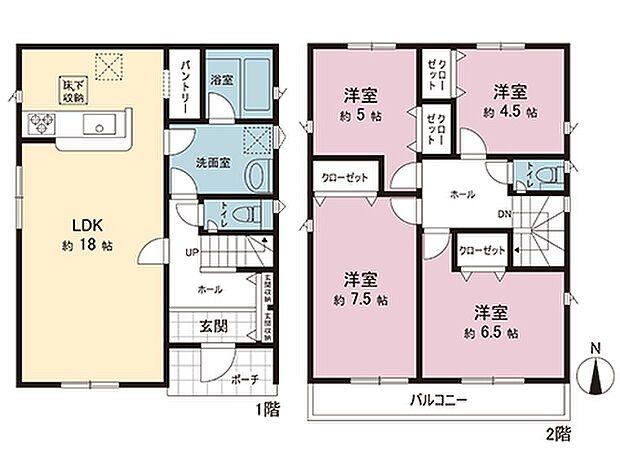 間取図です。図面と異なる場合は現況を優先させていただきます。