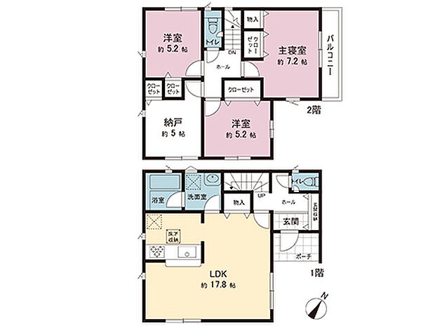 間取図です。図面と異なる場合は現況を優先させていただきます。
