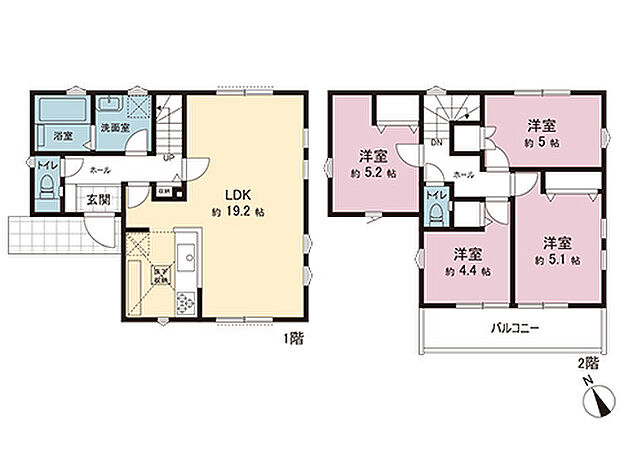 間取図です。図面と異なる場合は現況を優先させていただきます。