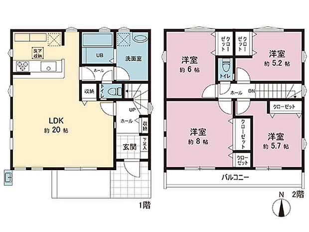間取図です。図面と異なる場合は現況を優先させていただきます。