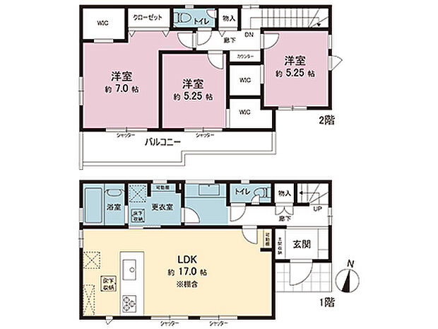 間取図です。図面と異なる場合は現況を優先させていただきます。