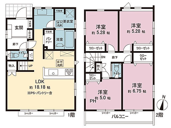 間取図です。図面と異なる場合は現況を優先させていただきます。