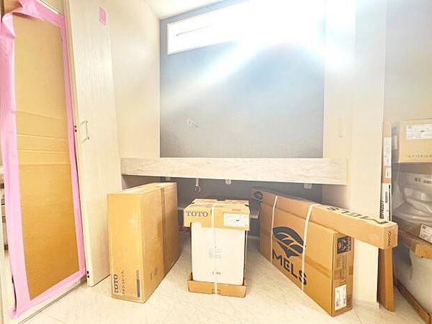 脱衣所は小さなお子様がいるご家庭にも重宝されます。