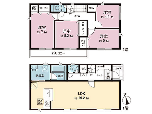 間取図です。図面と異なる場合は現況を優先させていただきます。