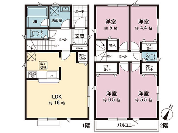 間取図です。図面と異なる場合は現況を優先させていただきます。