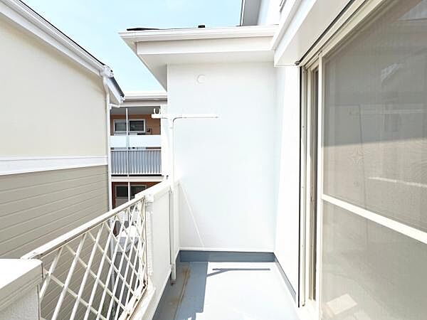 お洗濯ものを気持ち良く太陽の光で干せるのが嬉しいですね。