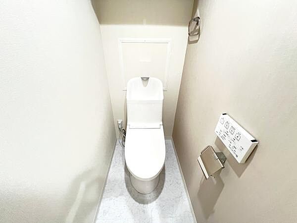 ほっと安らげるトイレ空間です。