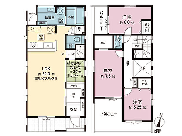 間取図です。図面と異なる場合は現況を優先させていただきます。