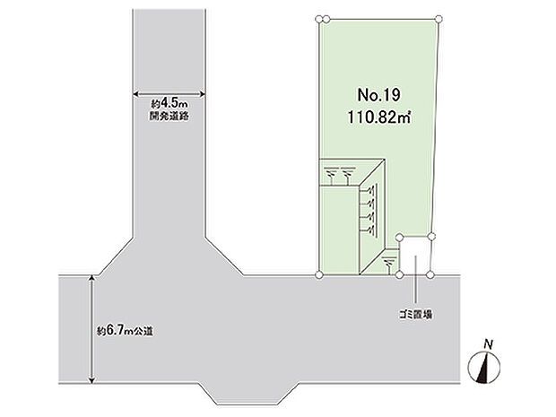 区画図です。図面と異なる場合は現況を優先させていただきます。