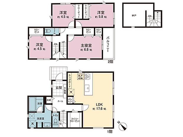 間取図です。図面と異なる場合は現況を優先させていただきます。