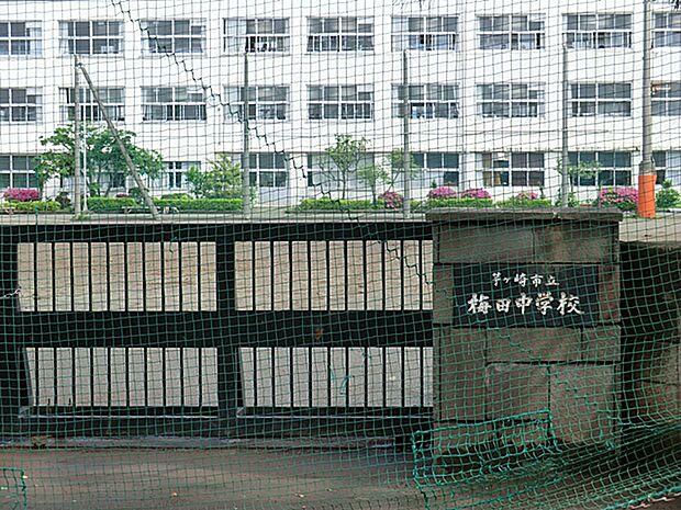 茅ヶ崎市立梅田中学校まで約818m(徒歩11分)