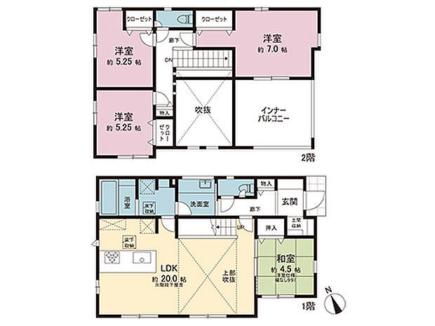 間取図です。図面と異なる場合は現況を優先させていただきます。