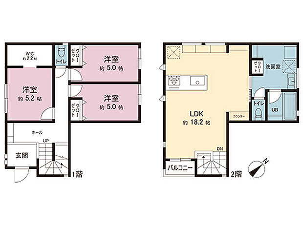 間取図です。図面と異なる場合は現況を優先させていただきます。