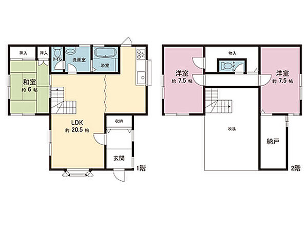 間取図です。図面と異なる場合は現況を優先させていただきます。