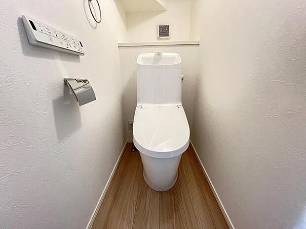 ほっと安らげるトイレ空間です。