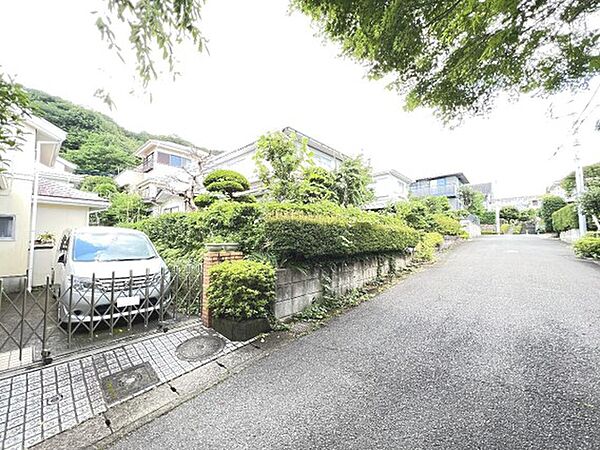 前面道路です。