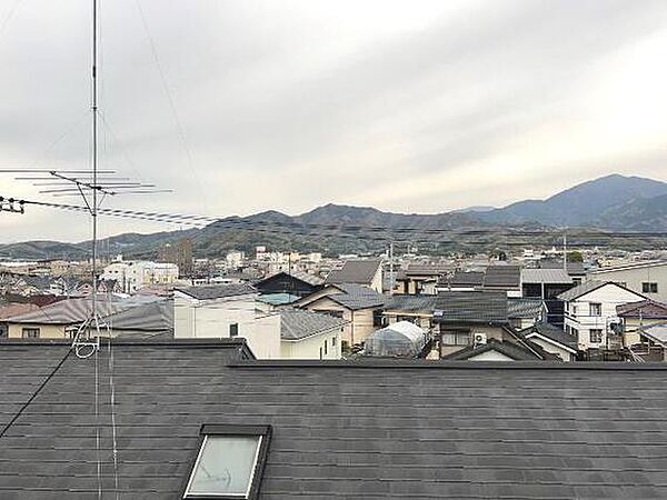 バルコニーからの眺望です。