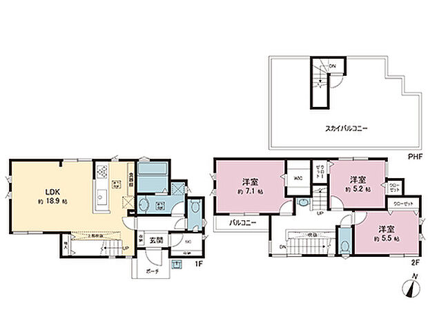 間取図です。図面と異なる場合は現況を優先させていただきます。