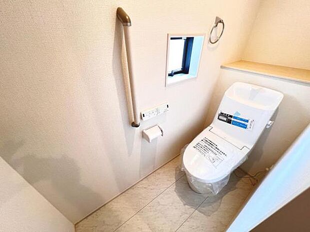 ほっと安らげるトイレ空間です。