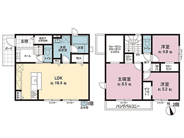 間取図です。図面と異なる場合は現況を優先させていただきます。