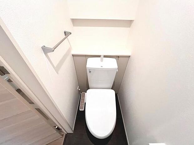 ほっと安らげるトイレ空間です。