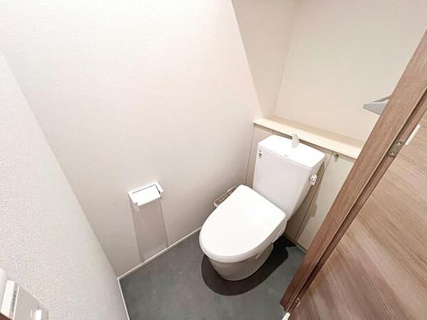 ほっと安らげるトイレ空間です。